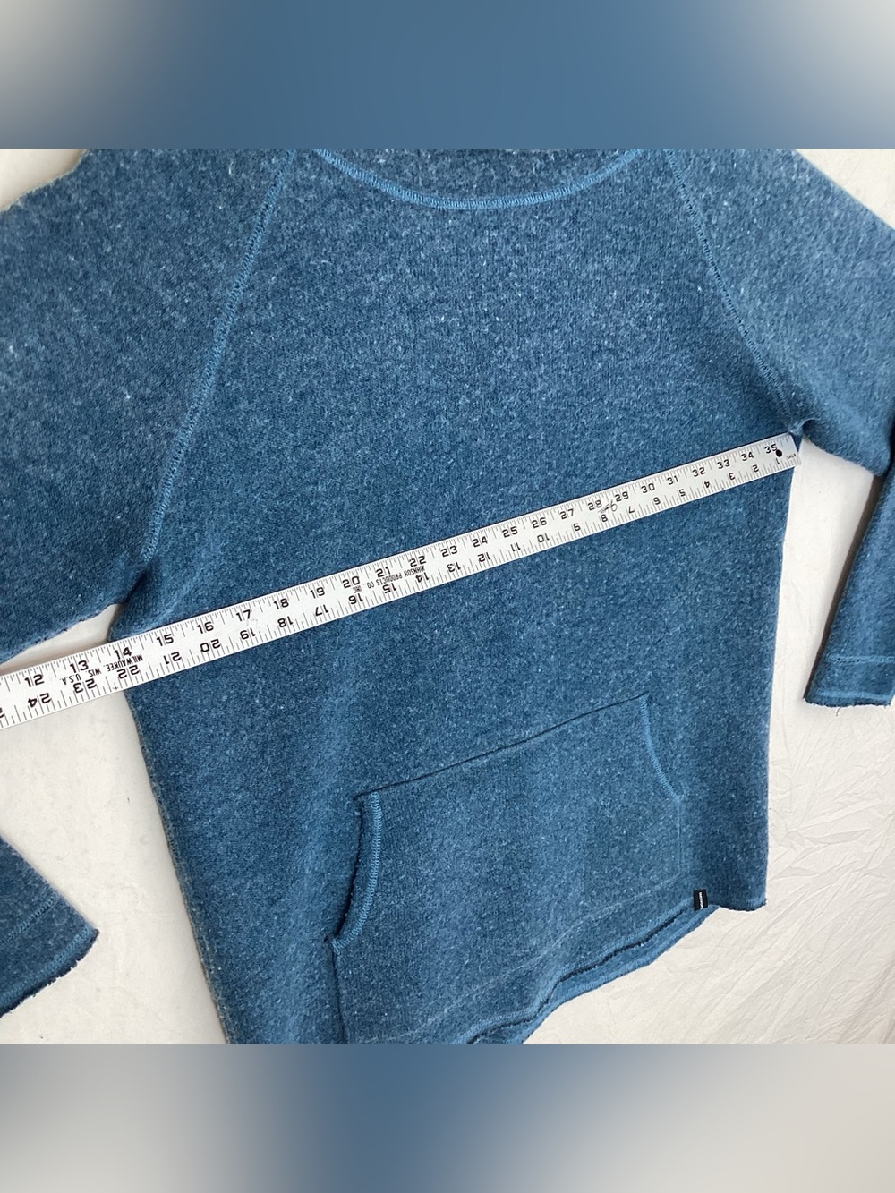 Duckworth Women's Powder High Neck Sweater made in USA merino wool - Picture 7 of 12